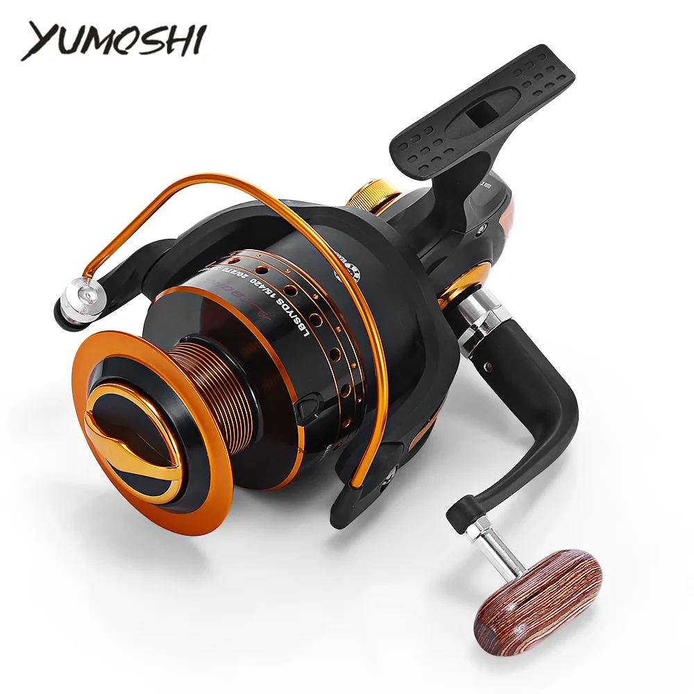 Yumoshi LK AX 12 + 1BB 5.2: 1 серии metal спиннинг катушка рыбалка сменные для пресной воды
