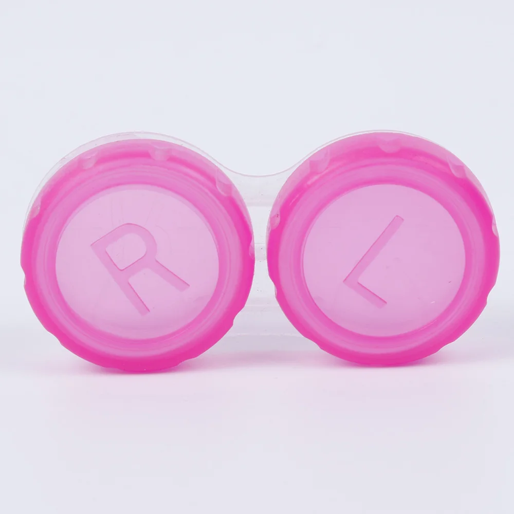 Высокое качество контактные линзы L + R чехол держатель для хранения замачивающий