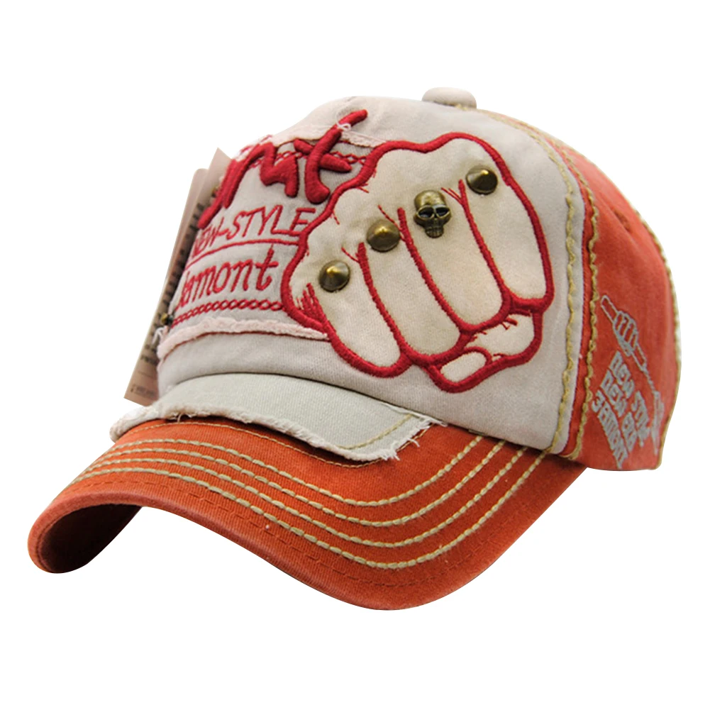 Кепка для студентов с регулируемой буквенной вышивкой Всесезонная Повседневная