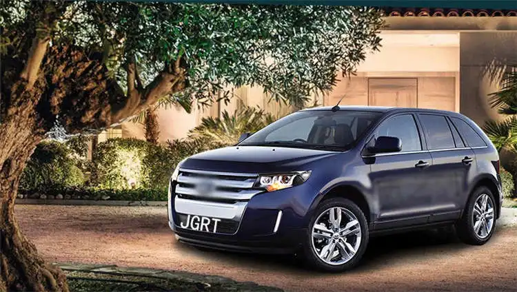 2 шт. светодиодный головной светильник s для Ford Edge 2013- Автомобильный светодиодный светильник s двойной ксеноновый Объектив Автомобильные аксессуары дневные ходовые огни противотуманный светильник