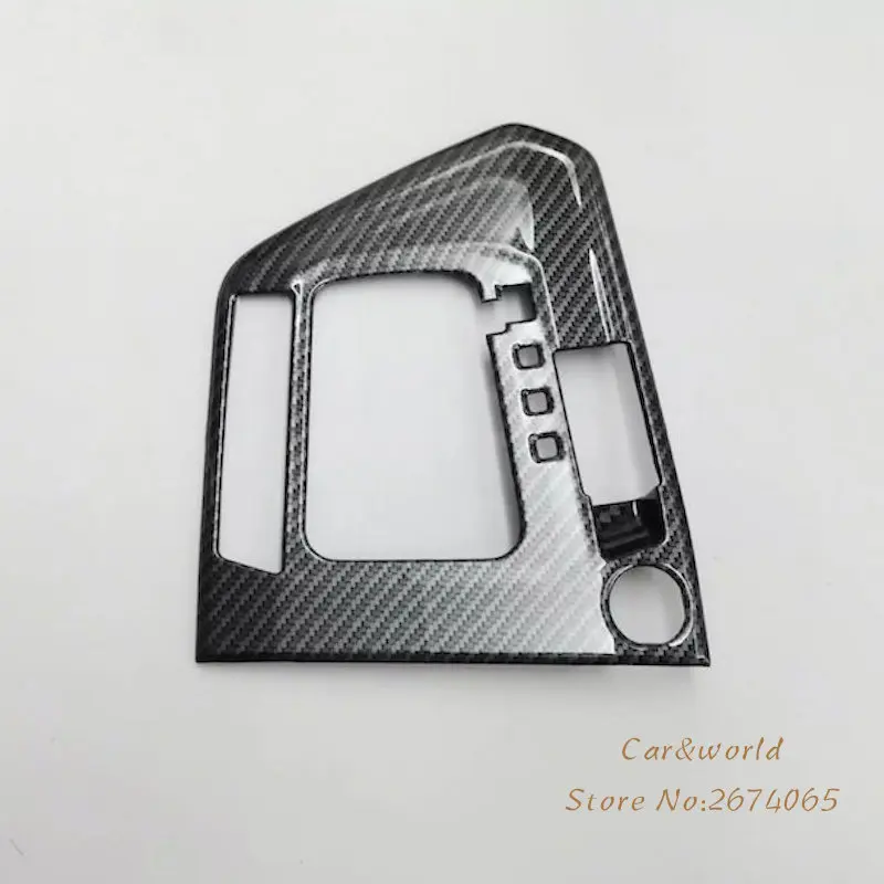 Коробка передач для Volkswagen VW Tiguan 2017 2018 рамка панель обшивка углеродное волокно