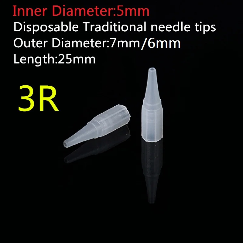 Одноразовые иглы 3R для перманентного макияжа 100 шт. традиционные колпачки игл 3