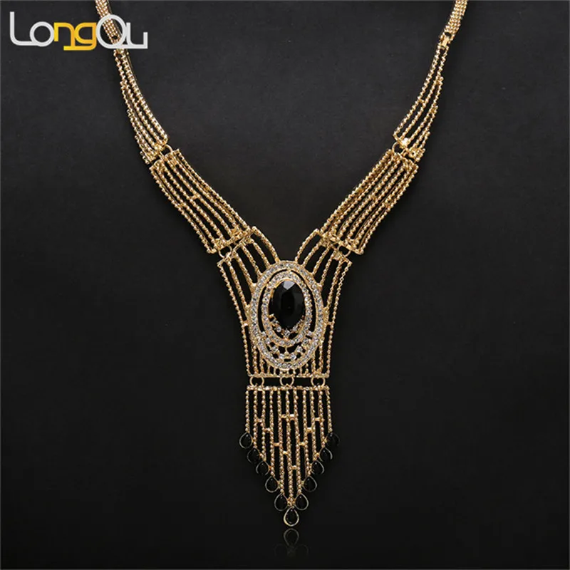 Ювелирный Комплект из колье и серёг в африканском стиле | Украшения аксессуары