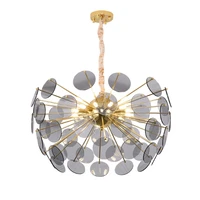 postmodern light luxury pendant lights glass pendant nordic light restaurant american style bedroom pendant lights hanglamp g9