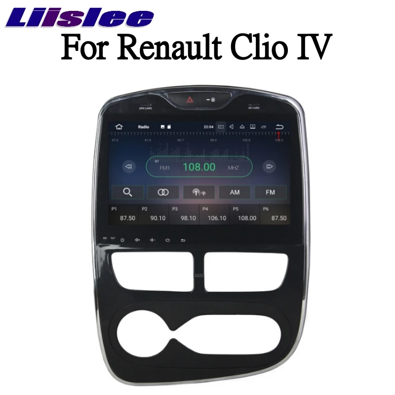 Для Renault Clio IV Lutecia 2012~ NAVI LiisLee автомобильный мультимедийный плеер gps карта wifi Аудио CarPlay аксессуары Радио Навигация