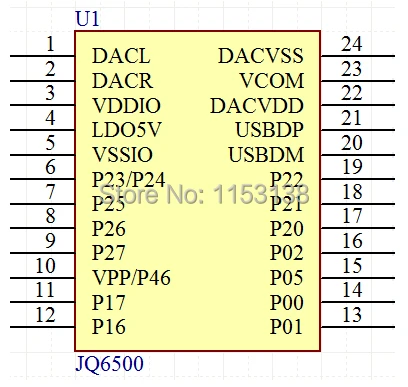 JQ6500 24SS SSOP 24 звуковой чип новый оригинальный 10 шт./лот|lot lot|lot 10pcs |