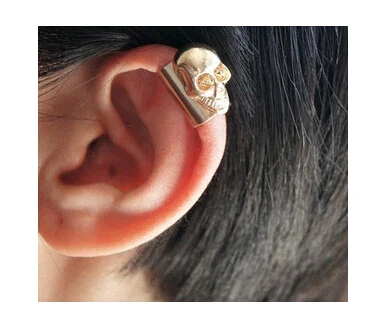 Женские серьги-клипсы в стиле панк с золотым и серебряным покрытием | Украшения