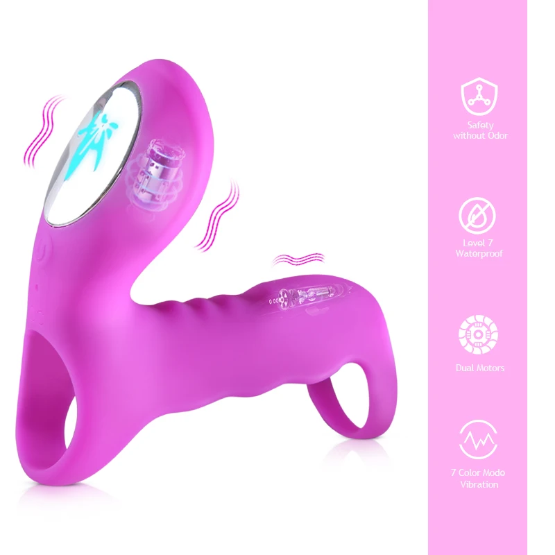 Мужской пенис кольцо для пениса вибрирующее игрушки стимулятор мужское