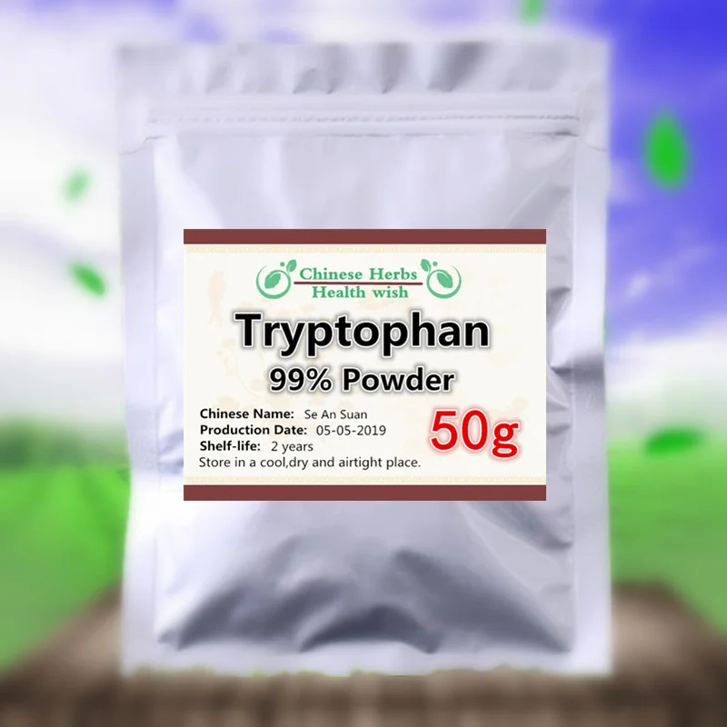 50-1000 г, улучшение сна, высокая чистота 99% l-триптофан порошок, Se Suan, триптофан, повышение мышечной силы и выносливость
