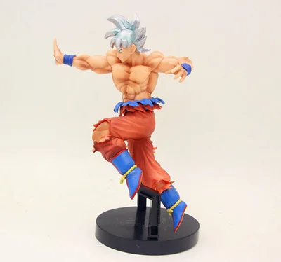 Аниме Dragon Ball Z Super Saiyan Ultra Instinct Goku Migatte серебряные волосы фигурка ПВХ Модель