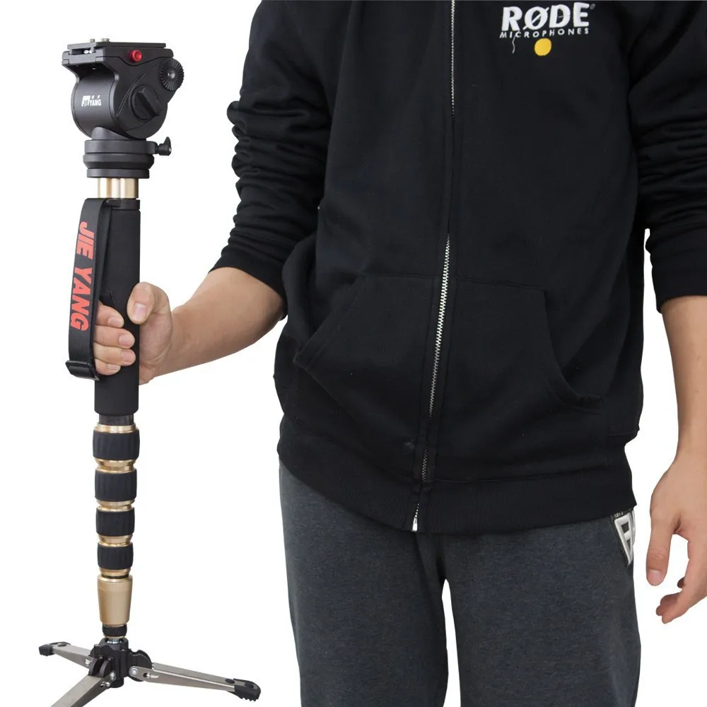 Монопод для видео и видеокамеры из углеродного волокна портативная переносная