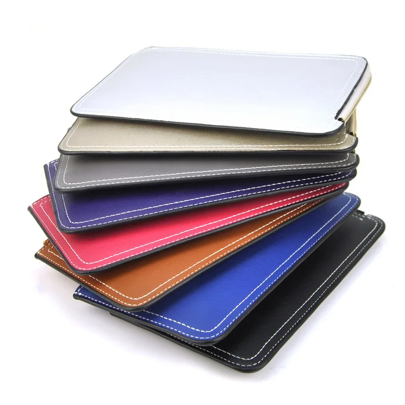 Женский Длинный кошелек клатч из яловичной кожи наппа на молнии с окошком для