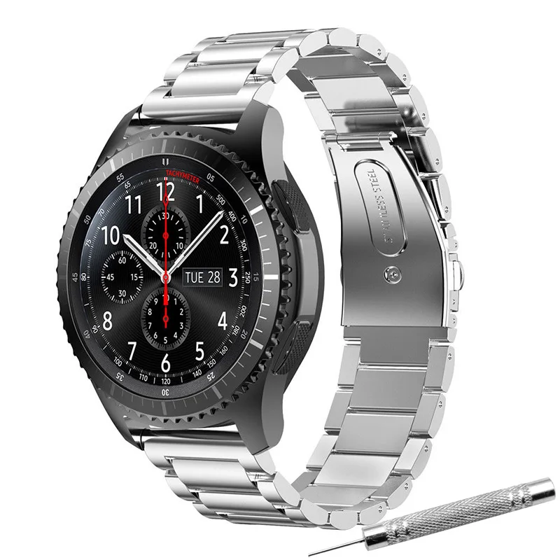 Ремешок для часов BUMVOR из нержавеющей стали samsung gear s3 наручные Смарт часы ремешок