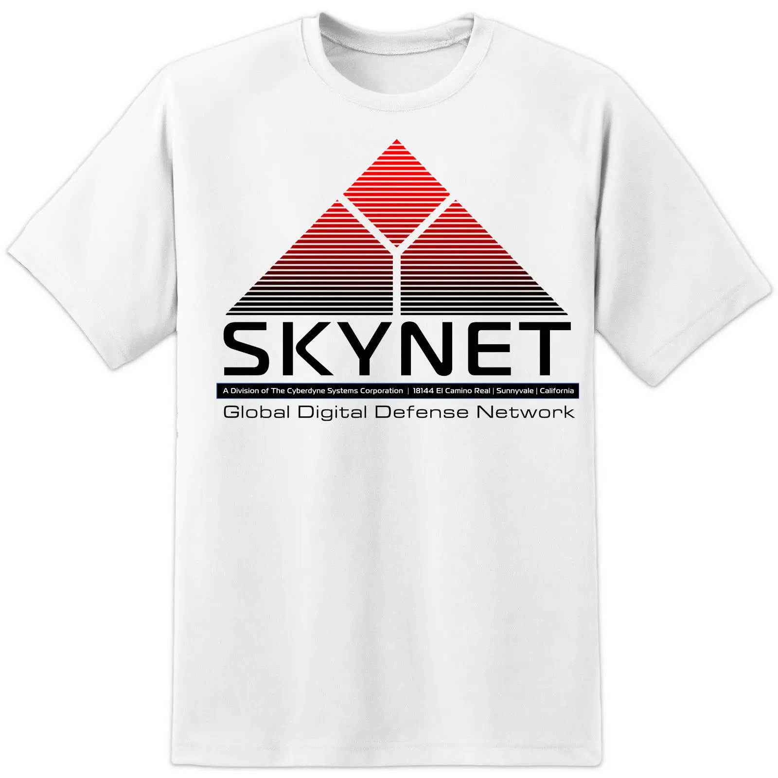 SKYNET Cyberdyne Systems Terminator логотип фильм футболка (S 3XL) Хищник пришельцев крутая
