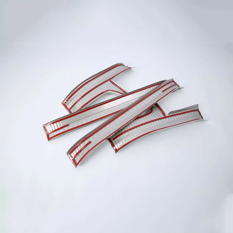 Углеродное волокно 4 шт./компл. задняя защитная накладка защита двери педали