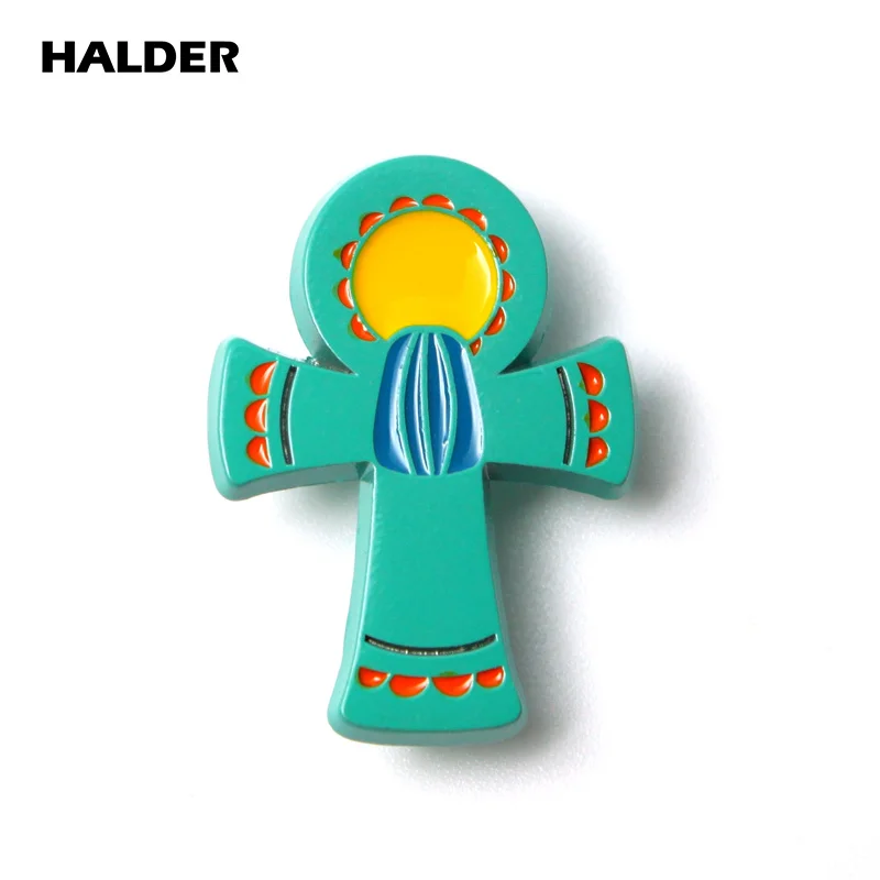 Оптовая продажа персонализированная булавка HALDER Египет треугольники пирамида
