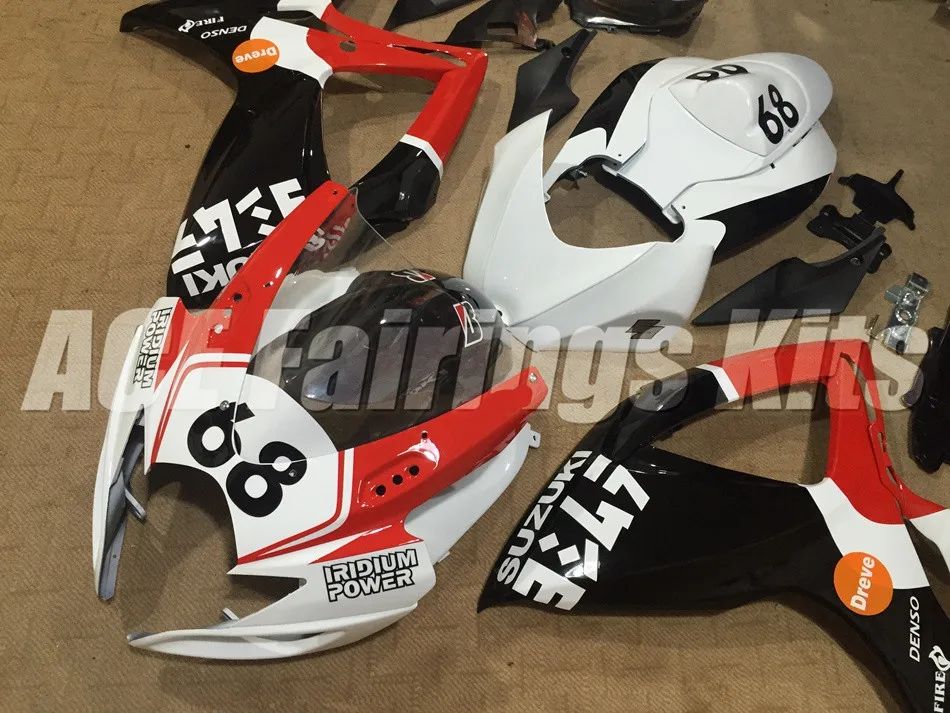 Новый ABS Обтекатели комплект подходит для SUZUKI GSXR600 GSXR750 06 07 R600 R750 K6 GSXR 600 750 2006 2007 на