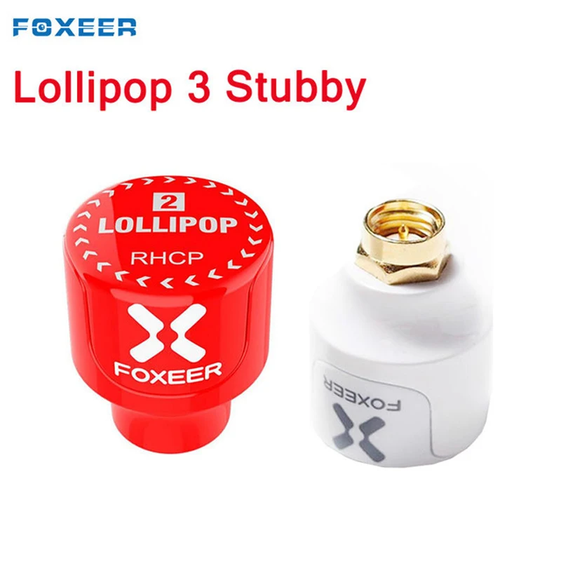 2 шт. Foxeer Lollipop 3 5 8 дБи короткая G Omni FPV антенна LHCP/RHCP для радиоуправляемых моделей