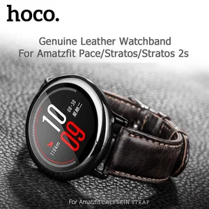 Hoco genuine leather strap for amazfit pace amazfit stratos amazfit stratos 2s compatible with amazfit 1/2/2s 1 Item image