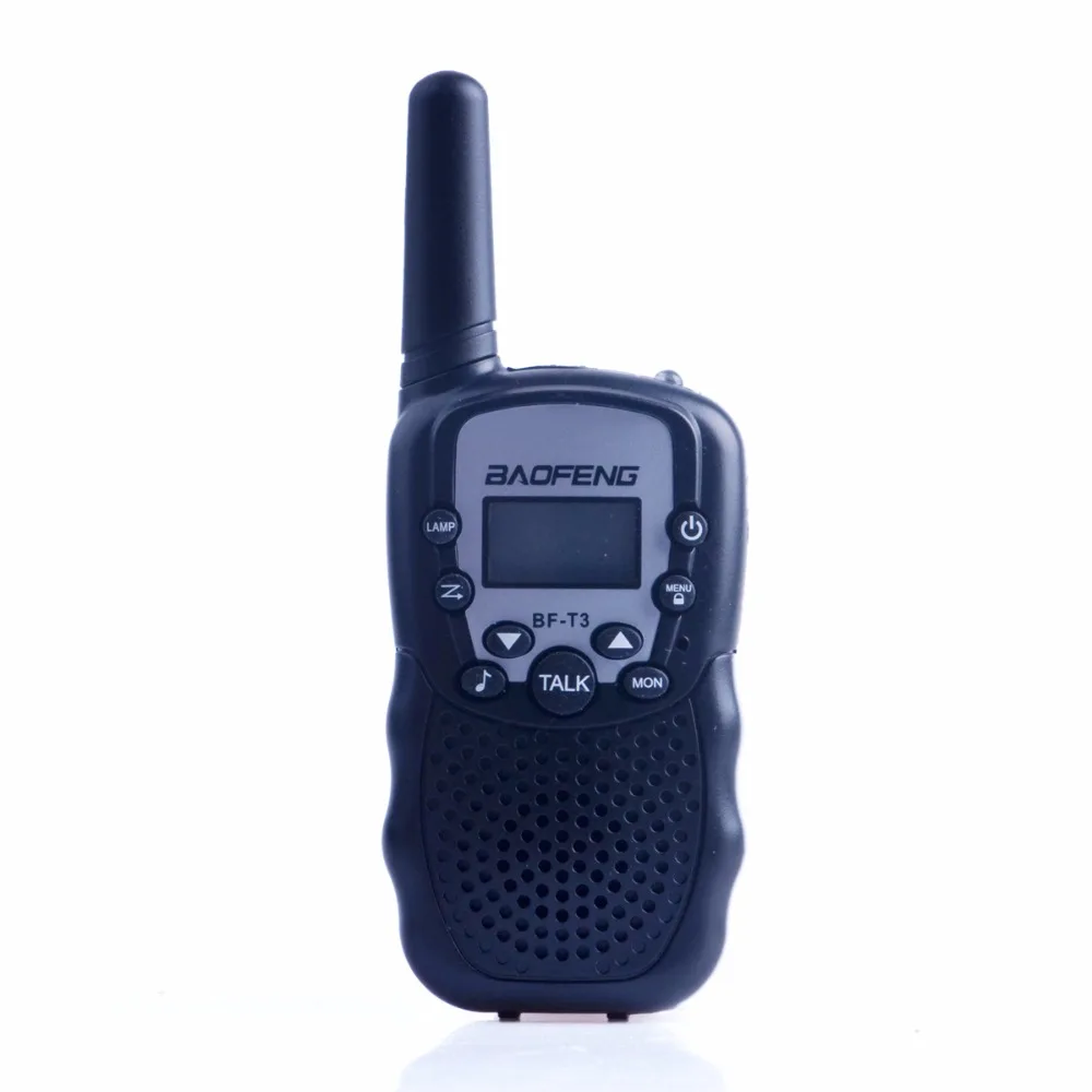2pcs in pair Mini baofeng Walkie Talkie Kids Toy CB Radio BF-T3 2W UHF462-467(MHz) two way radio Portable Transceiver ham radio