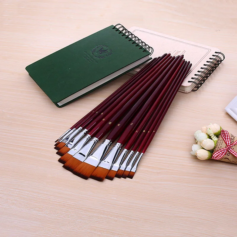 12 шт. акварельные ручки для акварельной живописи водорастворимые карандаши