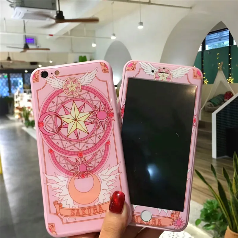 Чехол для телефона с героями мультфильмов Волшебная девочка пленка IPhone 6S 7 8 Plus