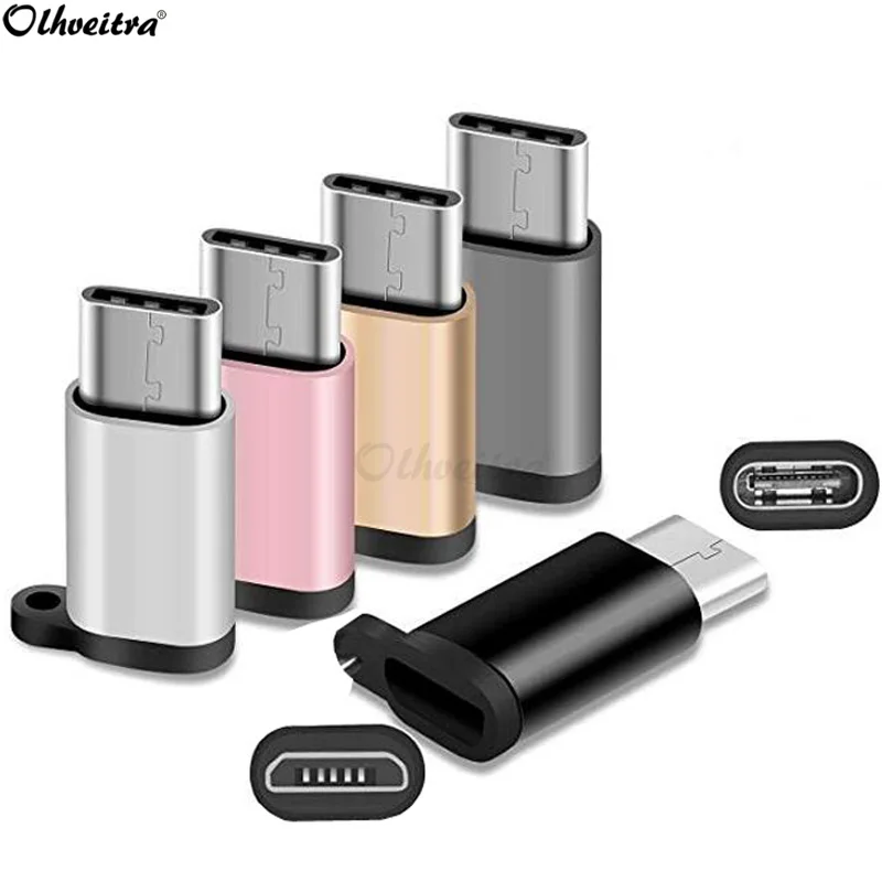 Olhveitra Micro USB Type C адаптер для Huawei P20 Lite Pro Samsung S8 S9 Plus Redmi note 7 Adaptador быстрое зарядное