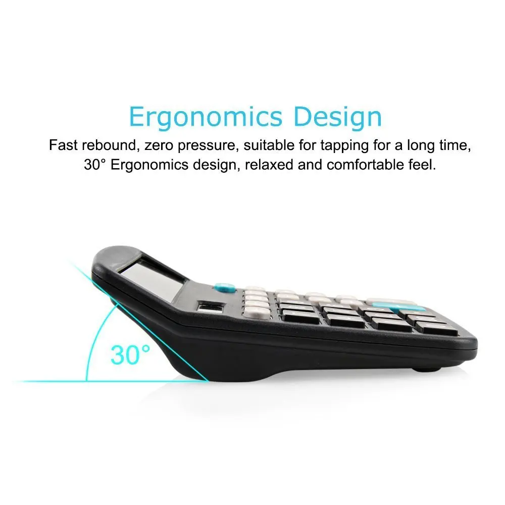 Настольный Солнечный Калькулятор 12 цифр электронный калькулятор двойной