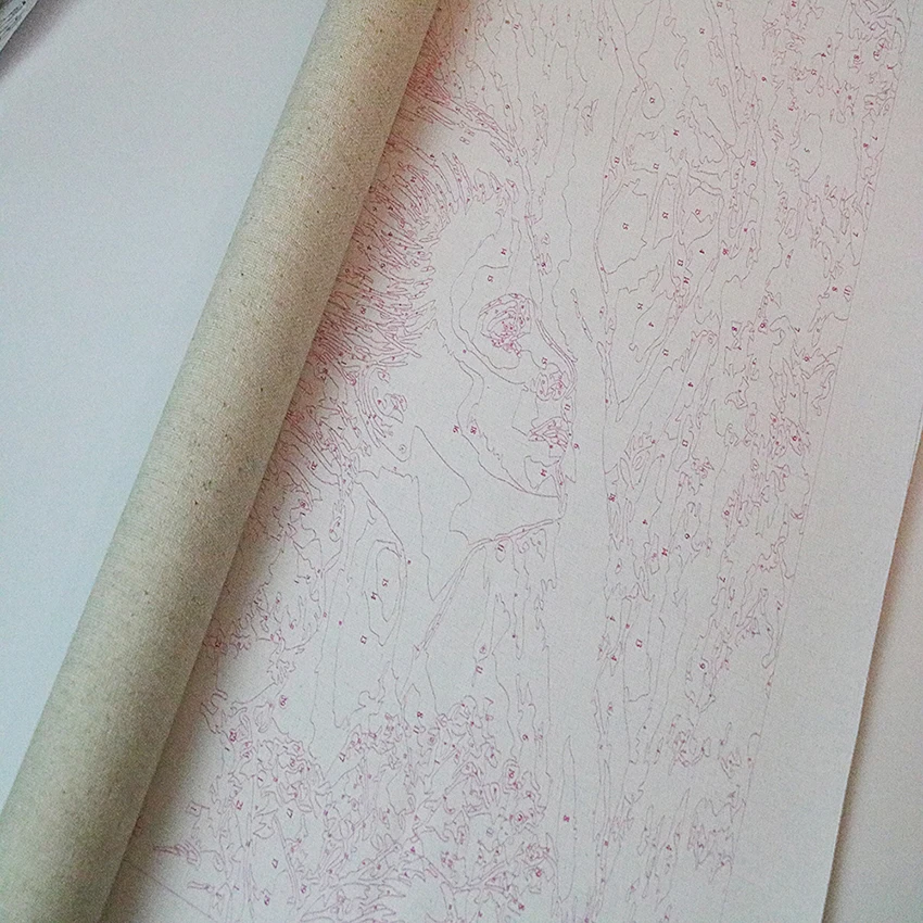 Элегантный цветок картина по номерам современные настенные картины DIY Ручная