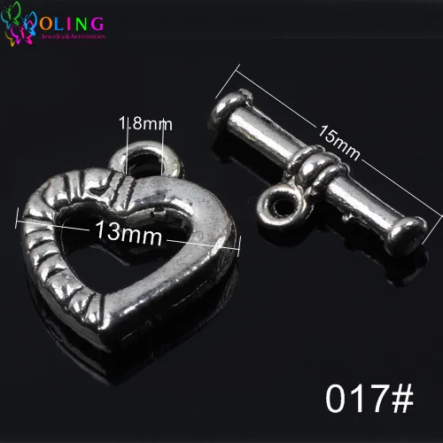 017 12PCS OlingArt 14*20 мм Круглые античные бронзовые/Серебристые/золотистые цвета розового золота браслет ожерелье DIY Изготовление ювелирных изделий - Цвет: 017 12PCS