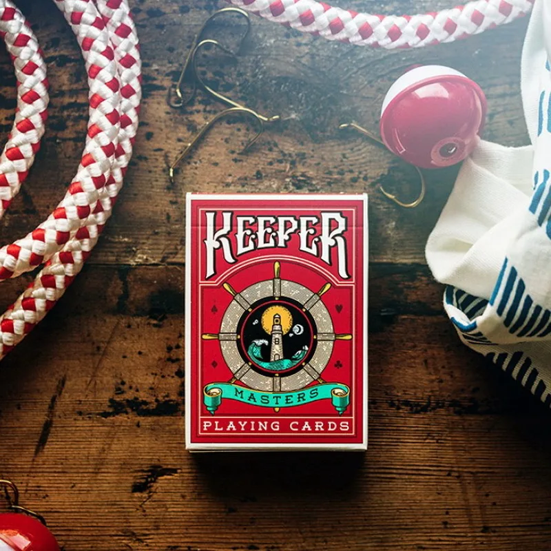 Красная колода Keeper качественная игральных карт от Ellusionist новый выпуск волшебные