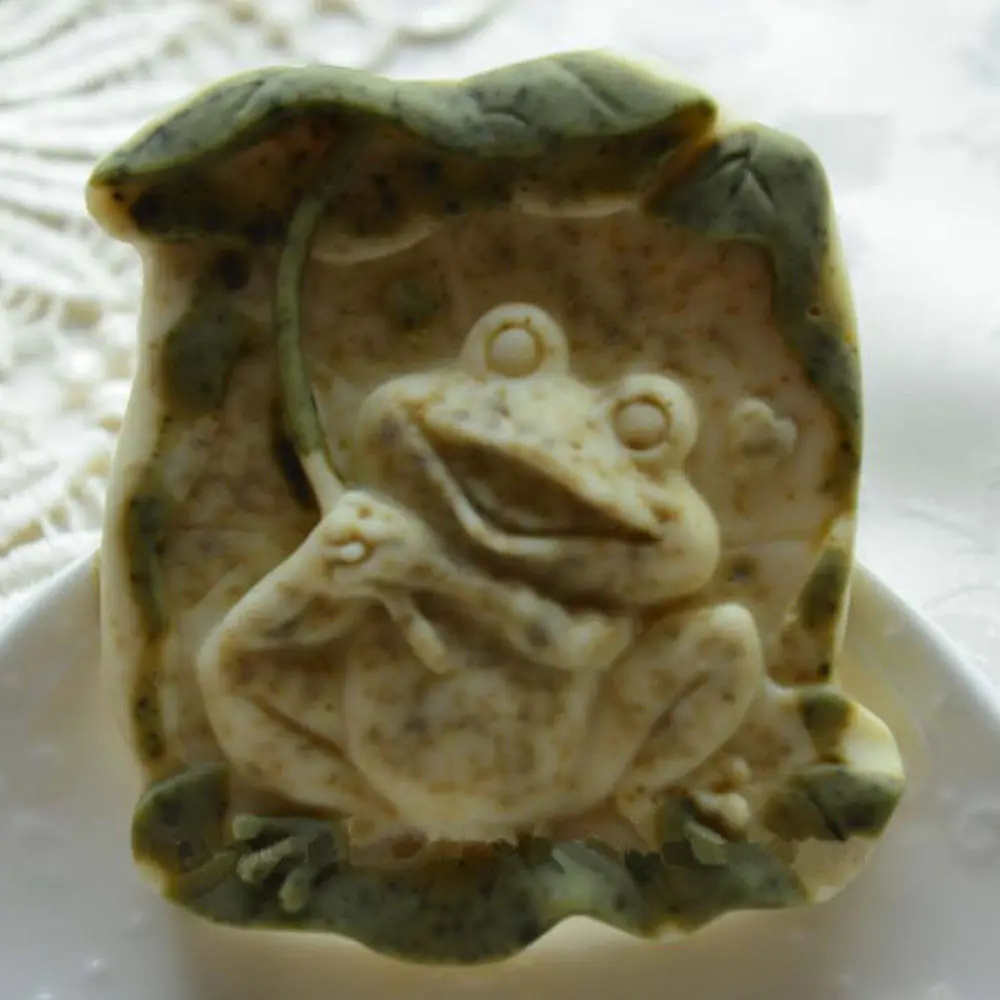 Фото Grainrain Frog 96-силиконовая форма для мыла формы рукоделия ручной работы | Дом и сад
