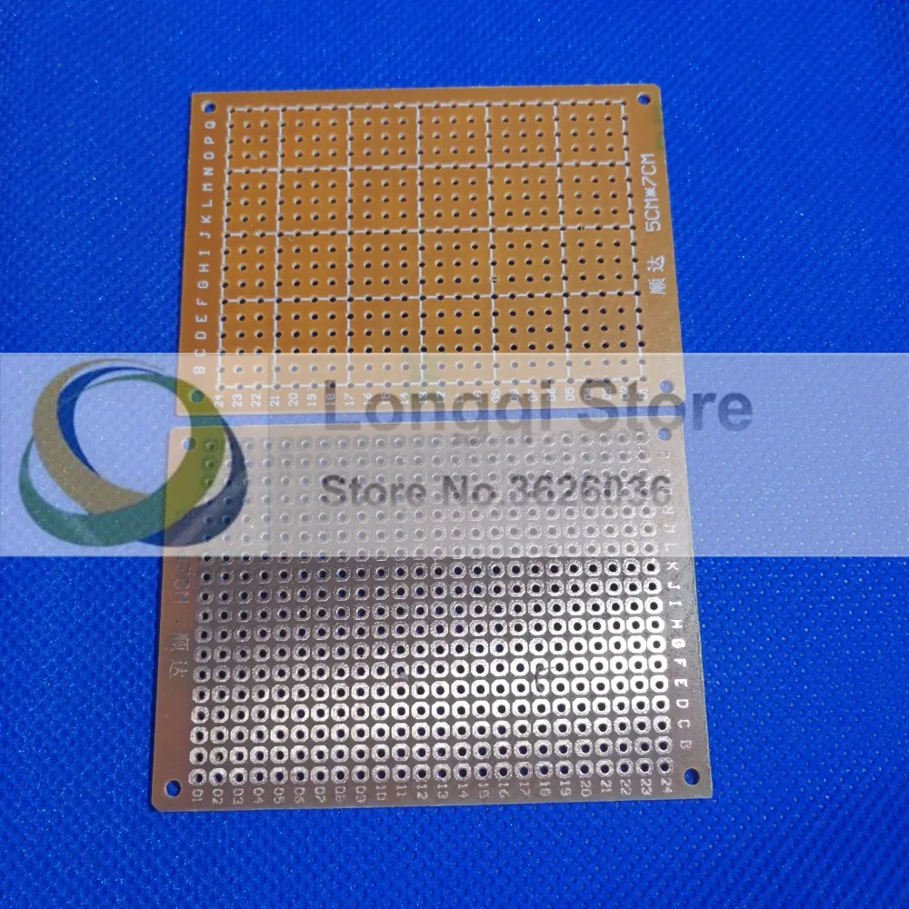 

5PCS 5*7 PCB 5x7 PCB 5cm 7cm DIY Prototype Paper PCB Universal Board