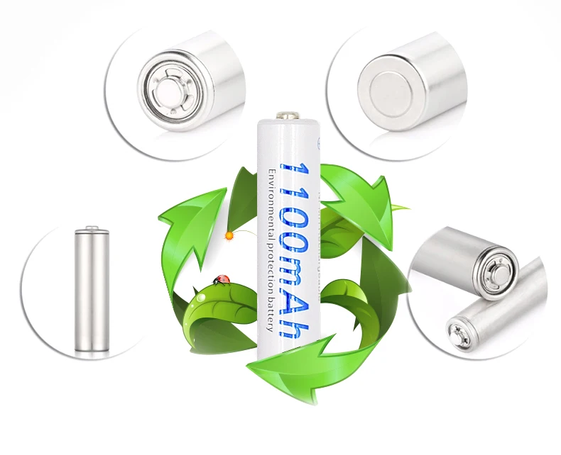 10 шт PALO 1,2 v AAA 3A NIMH 1100mah AAA аккумуляторная батарея aaa Batteria Перезаряжаемые Ni-MH батареи аккумуляторная батарея