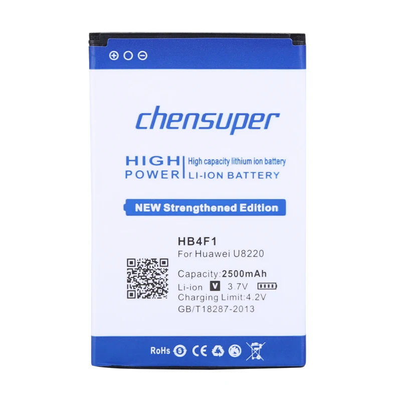 Новая батарея 2500mAh HB4F1 для Huawei U8220 U8230 E5830 E5838 E5 C8600 T-Mobile Pulse E585 Ascend M860 X5 U8800 C8800 |