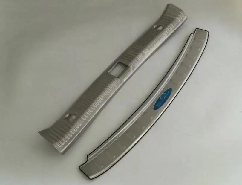 

Steel Inner & Outer Rear Bumper Protector threshold plate Sill cover Trim for Mercedes Benz E Class W213 2016 2017 modification