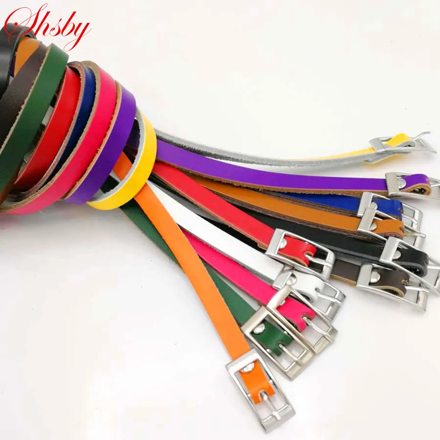 Shsby silver Watches accessories wholesale leather band high quality/long leather watch band can match a variety of headers