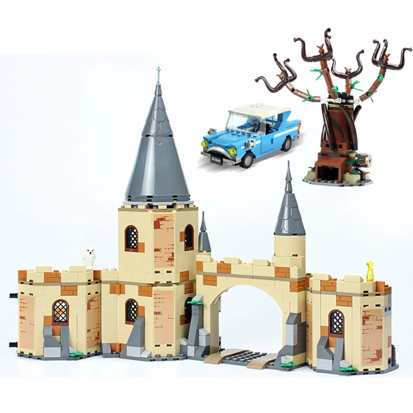 Горячие Legoingly Кирпичи Строительные блоки DIY игрушка 0192 Хогвартс город ворота и