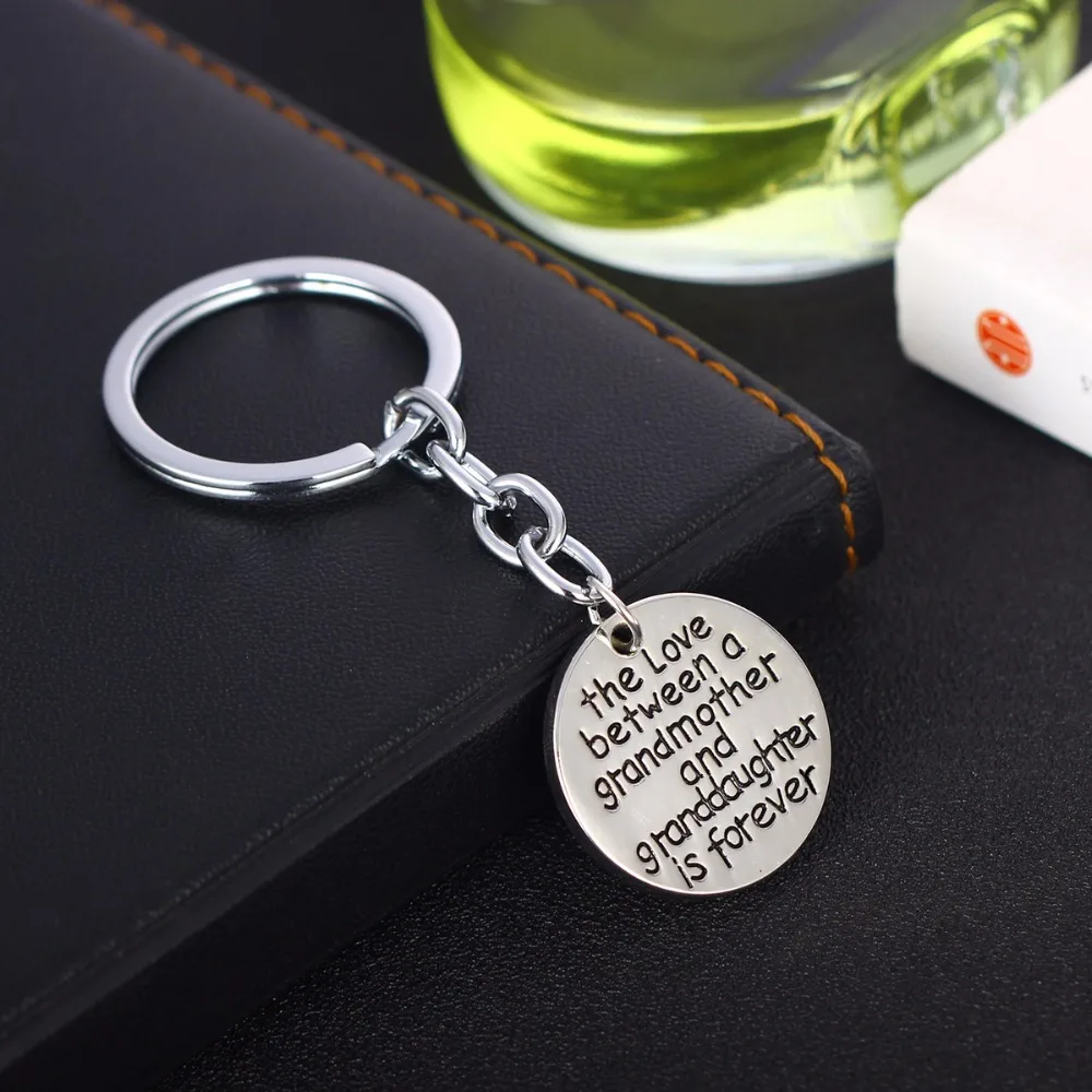 Брелок для ключей с надписью любовь между бабушкой и внучкой|key chain|key key chainkeyring love |