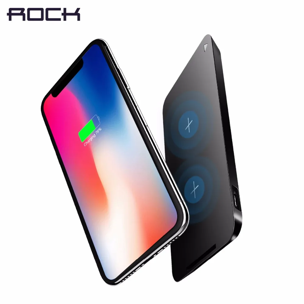 10 Вт Быстрая зарядка беспроводное зарядное устройство для Samsung ROCK Qi Беспроводное
