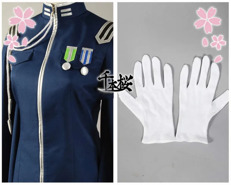 Japan Anime Vocaloid Hatsune Miku Senbonzakura KAITO Cosplay Costume Uniform Suit |