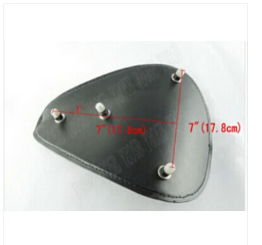 Черное Кожаное пламя Solo Slim Seat + крепление для Kawasaki Vulcan Classic VN 400 VN500 VN800 900 1200 1500 1600 2000