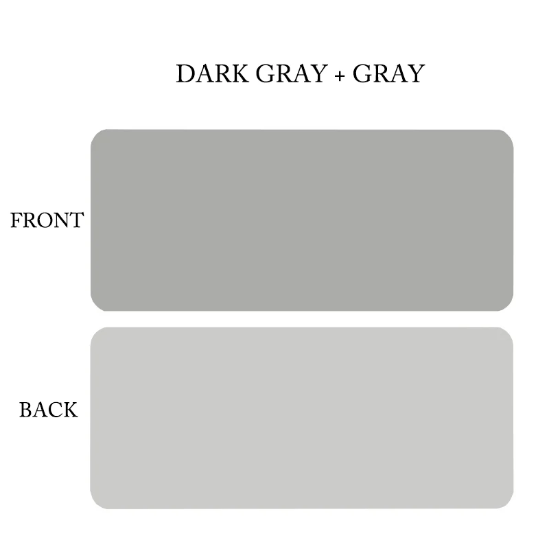 DARK GRAY and GRAY 600X300 мм Высокое качество большой Мышь Pad двухсторонняя Искусственная кожа игровой Мышь коврик водонепроницаемое противообрастающее покрытие клавиатуры и мыши термоустойчивая круглая подставка стол - Цвет: DARK GRAY and GRAY