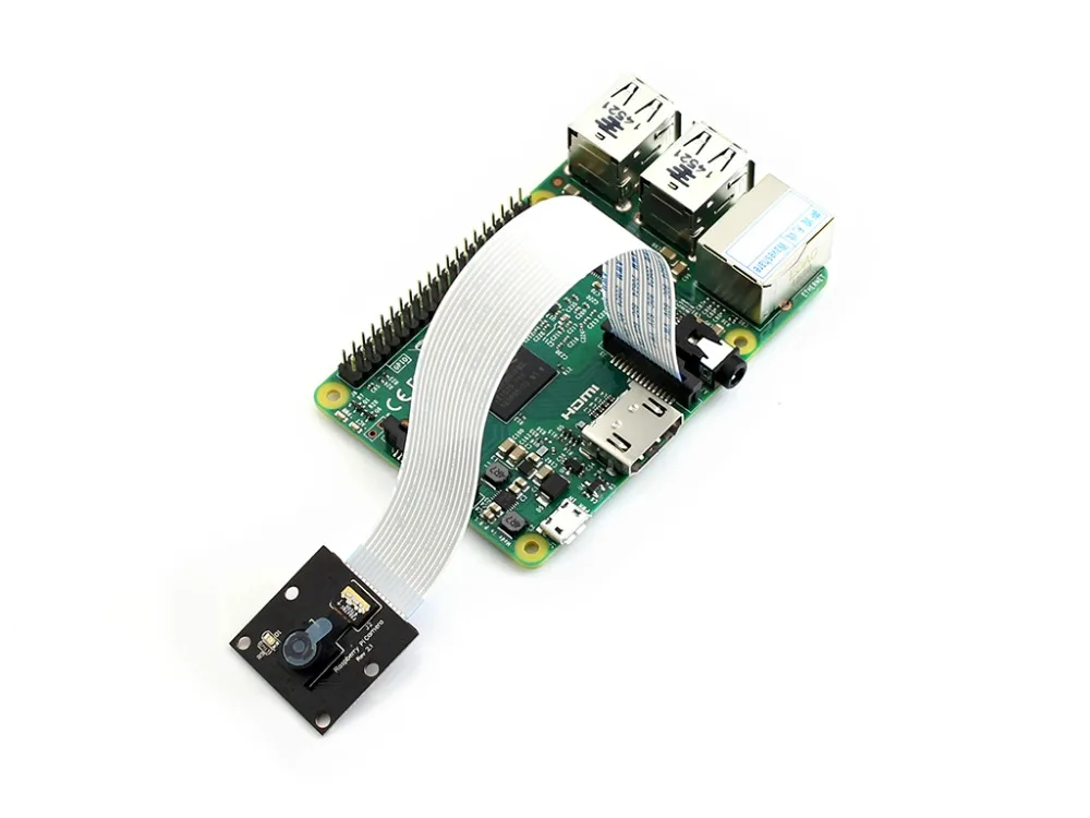 Модуль камеры RPi Camera (D) Поддержка модуля с фиксированным фокусом датчиком OV5647 5 МП