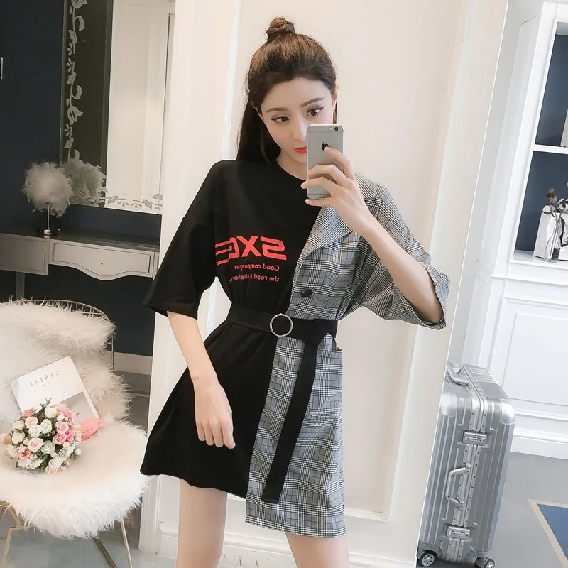 Новинка 2018 короткие Лоскутные рубашки с отложным воротником обычные super fire BF