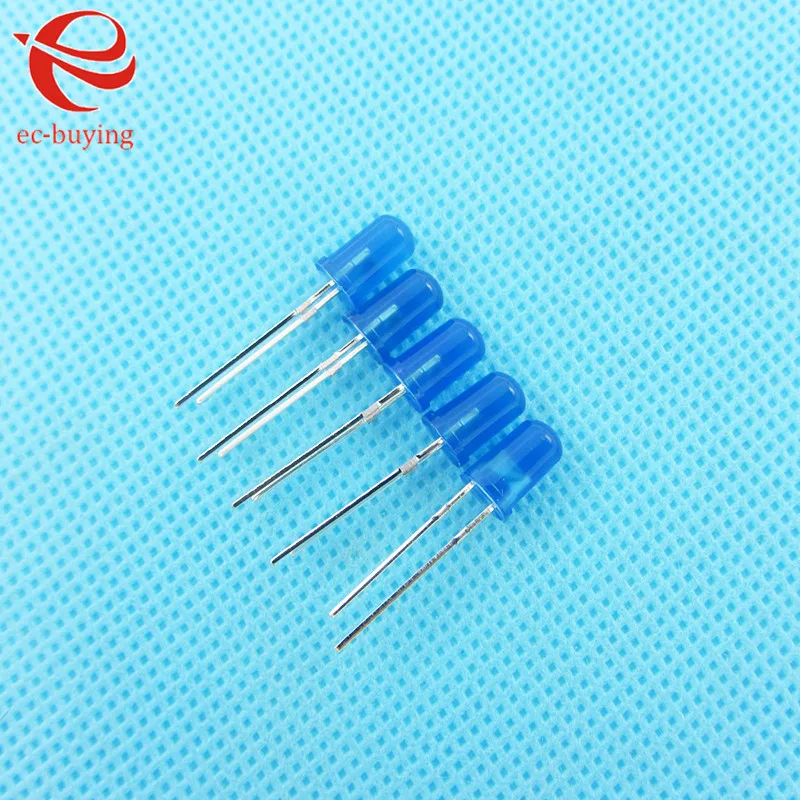 3 мм светодиодный синий диффузор круглые светоизлучающие диоды лампа шарик