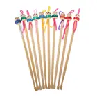 Мини-палочки для ушей из бамбука, 10 шт.