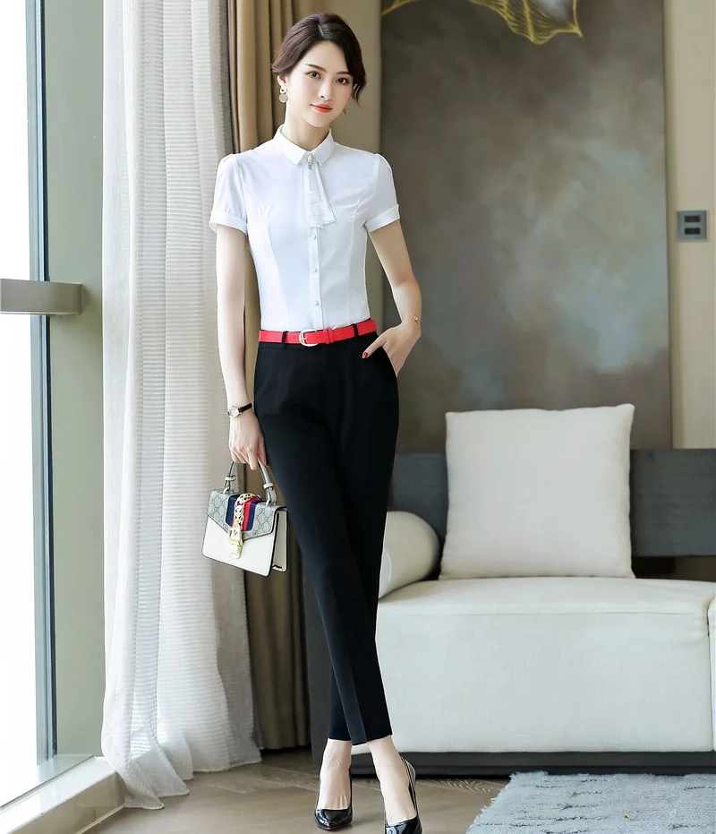 Женские белые блузки женские деловые костюмы из двух предметов женская рубашка с
