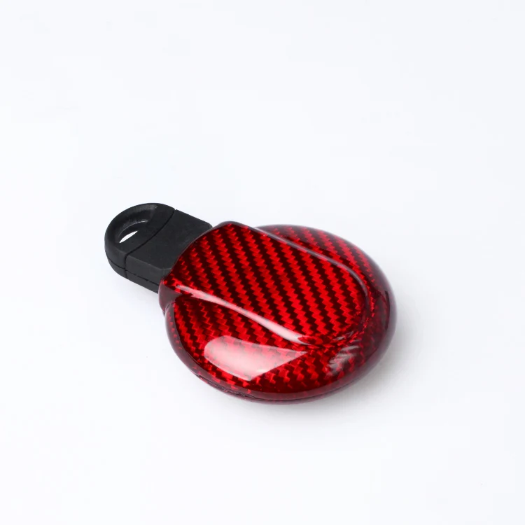 T Carbon Fiber Look Smart Key Fob чехол сумка корпус держатель для ключей BMW Mini Cooper F54 F55 F56 2014 2015