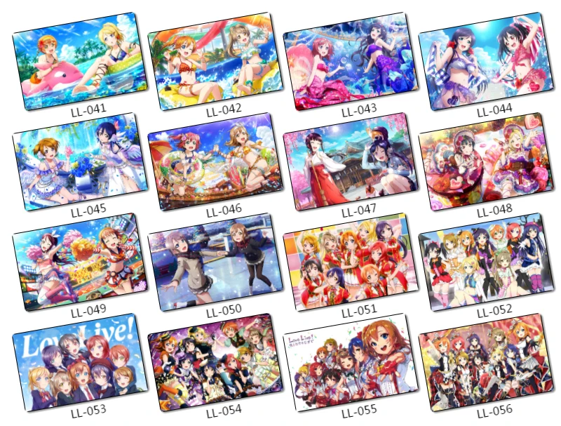 65 шт. LoveLive! Открытка наклейка s школьный идол проект Солнечный свет персонажи Муза Aqours Honoka Nico You Kanan Kawaii наклейка для фанатов подарок